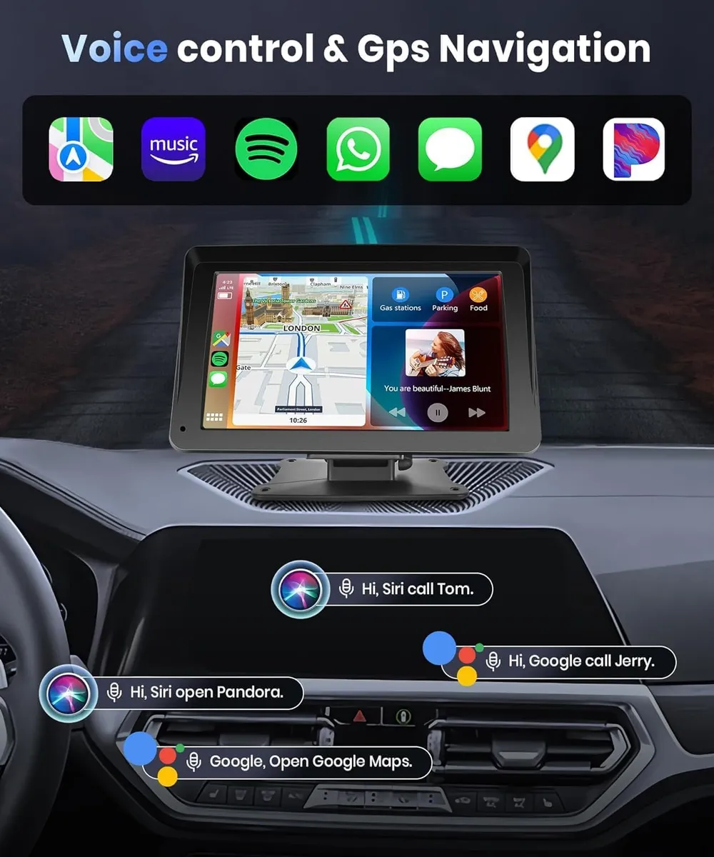 PANTALLA CARPLAY CARRO + CAMARA REVERSA